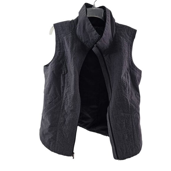 Columbia Junior Women’s Gray Quilted Full Zip Vest - Size XL - Picture 14 of 15